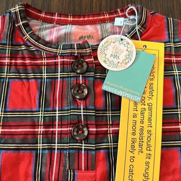 🆕 🌲 Gigi and Max Holland Two Piece Pajamas in 2T/3T - Picture 5 of 7